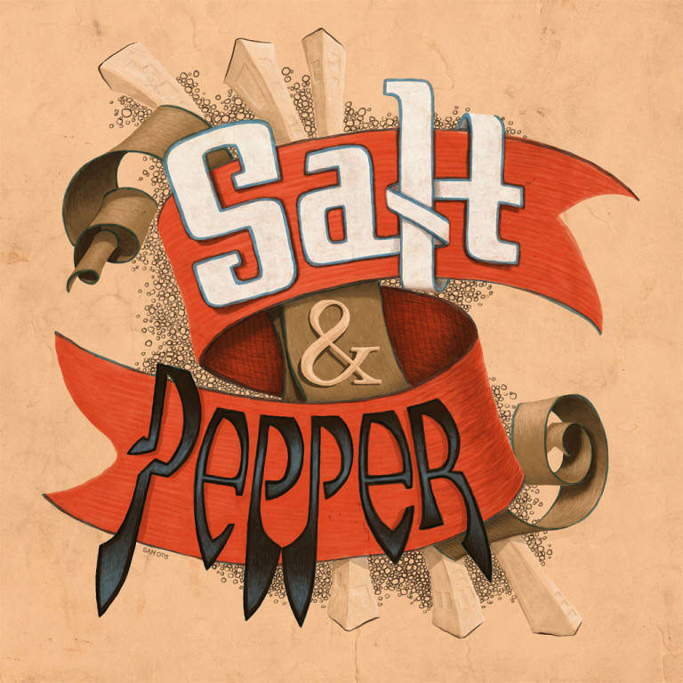 Salt and Pepper Typography Sketch Just Sketches